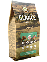 Корм Glance 10кг сухой для стерилиз. кошек с курицей