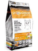 Сухой корм для кошек Probalance "Immuno Protection" с курицей и индейкой, 1,8 кг