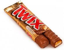 Twix шоколадный батончик, 55 г