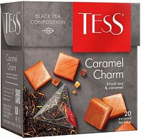 Чай черный TESS Caramel Charm 20 пирамидок