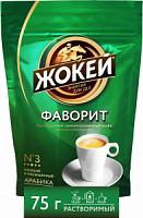 Жокей Фаворит кофе гранулированный растворимый, пакет 75 г
