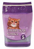 Наполнитель для кошачьего туалета, для котят, супер комкующийся, Сибирская кошка, 5 л